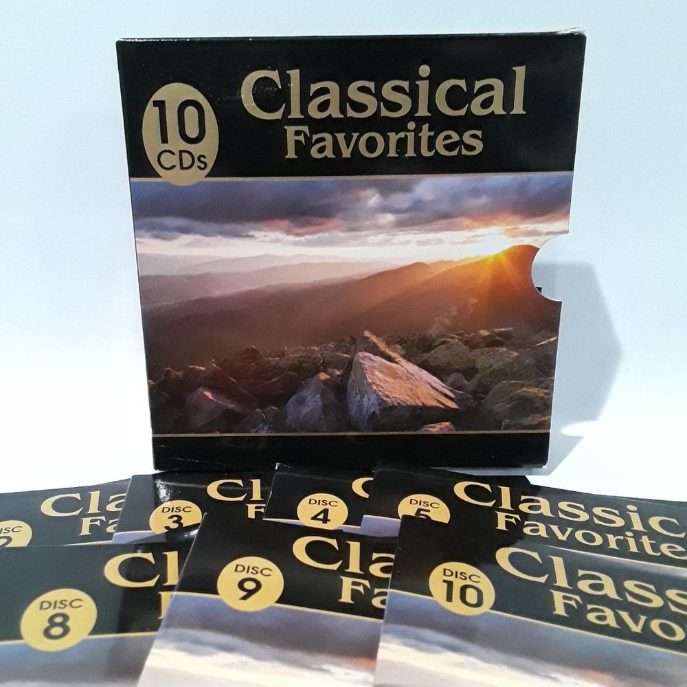 VARIOUS ARTISTS - CLASSICAL FAVORITES - 10 BEAUTIFUL CDS - 2015 RELEASE